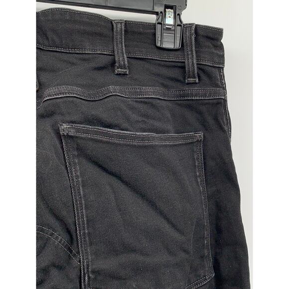 G-STAR RAW Men's Black Solid 5620 3D Zip-Knee Skinny Denim Jeans SZ 33x32 - Picture 6 of 12